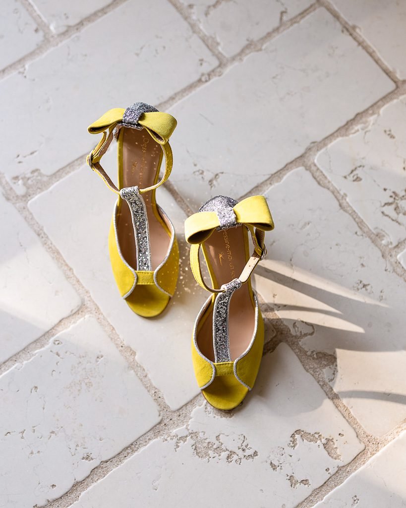 Charlotte high in fluo jaunt suede and silver glitter-2