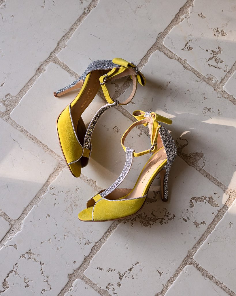 Charlotte high in fluo jaunt suede and silver glitter-3