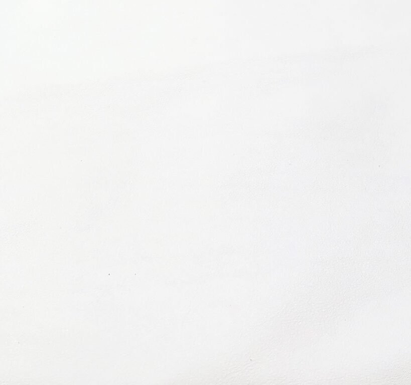 Smooth white leather