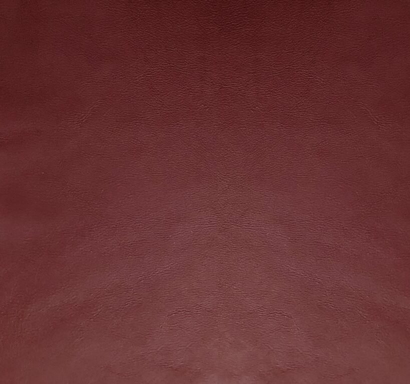Smooth burgundy leather