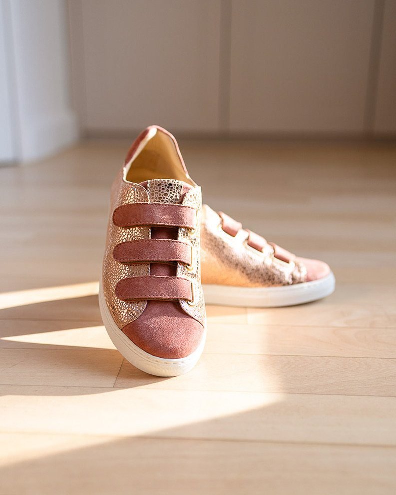 Basket scratch en caviar vieux rose - Image 2