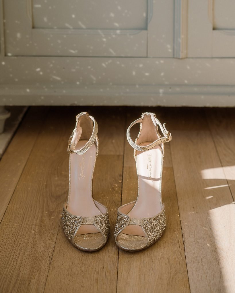 High sandal in champagne glitter5
