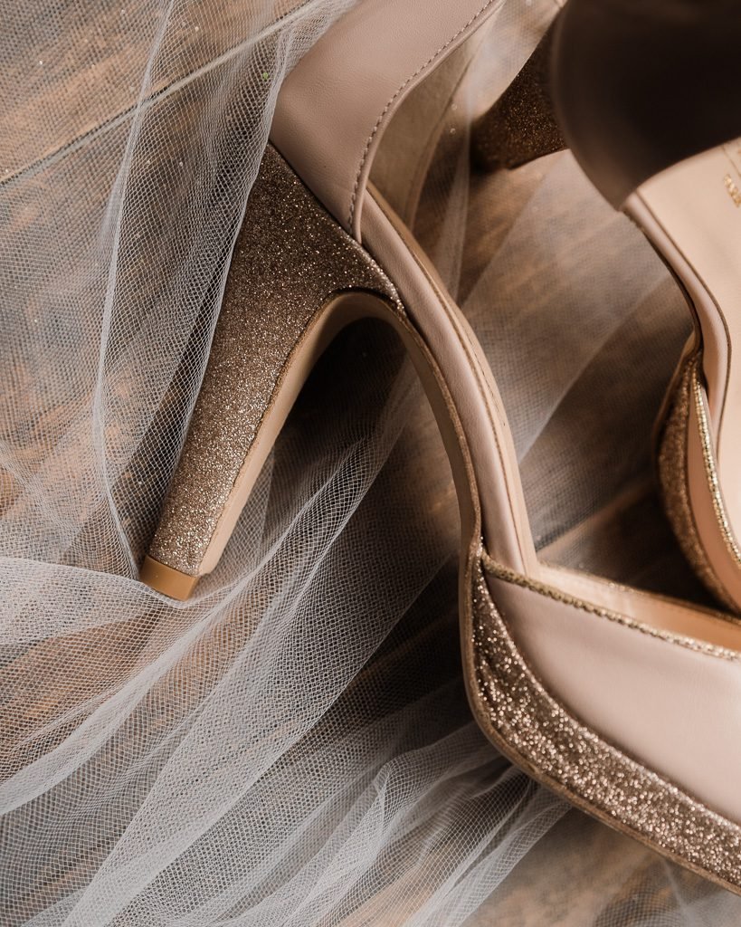 Charlotte high in smooth pinkish-beige leather, blond gold-3