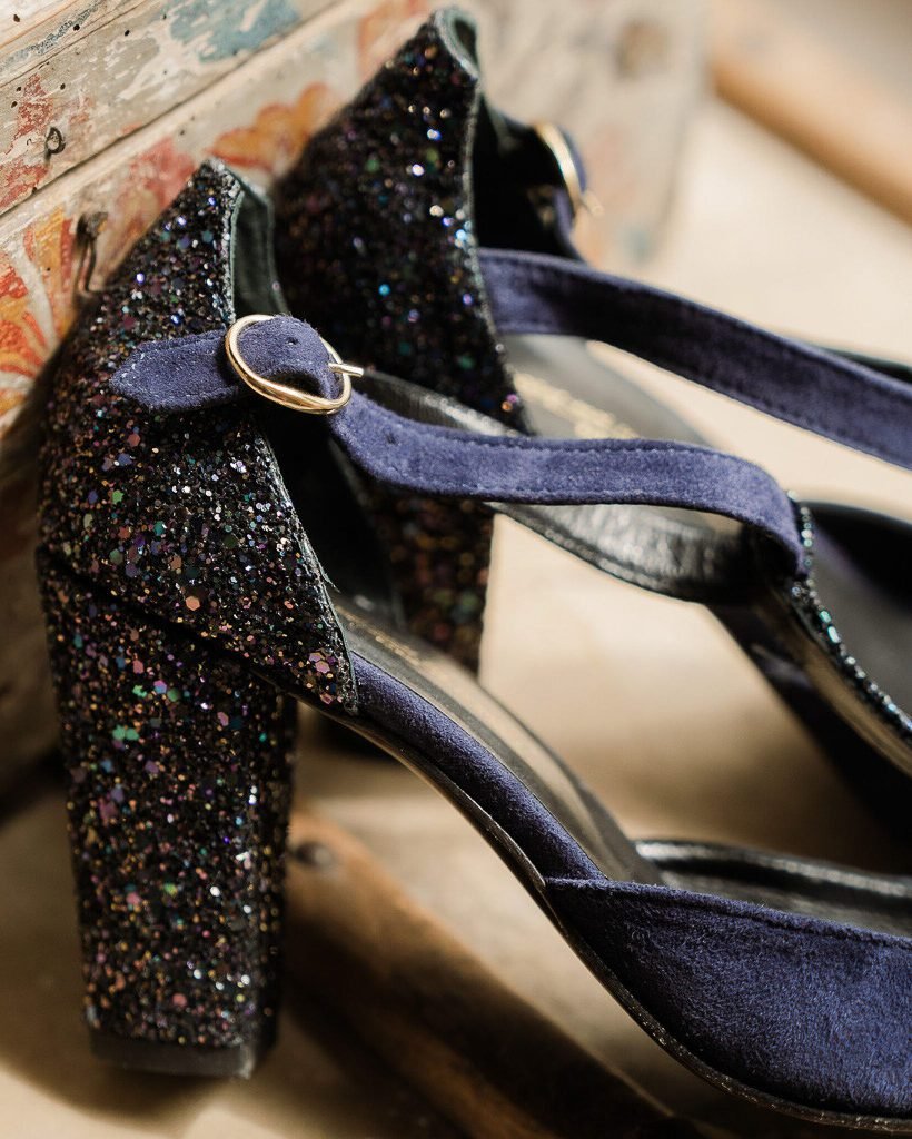 Salomé in navy velvet and glitter starlight-2