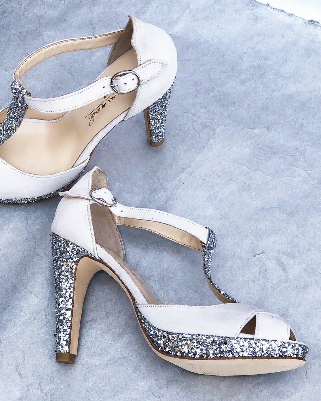 Off-white velvet cross-strap open-front platform salomé-2