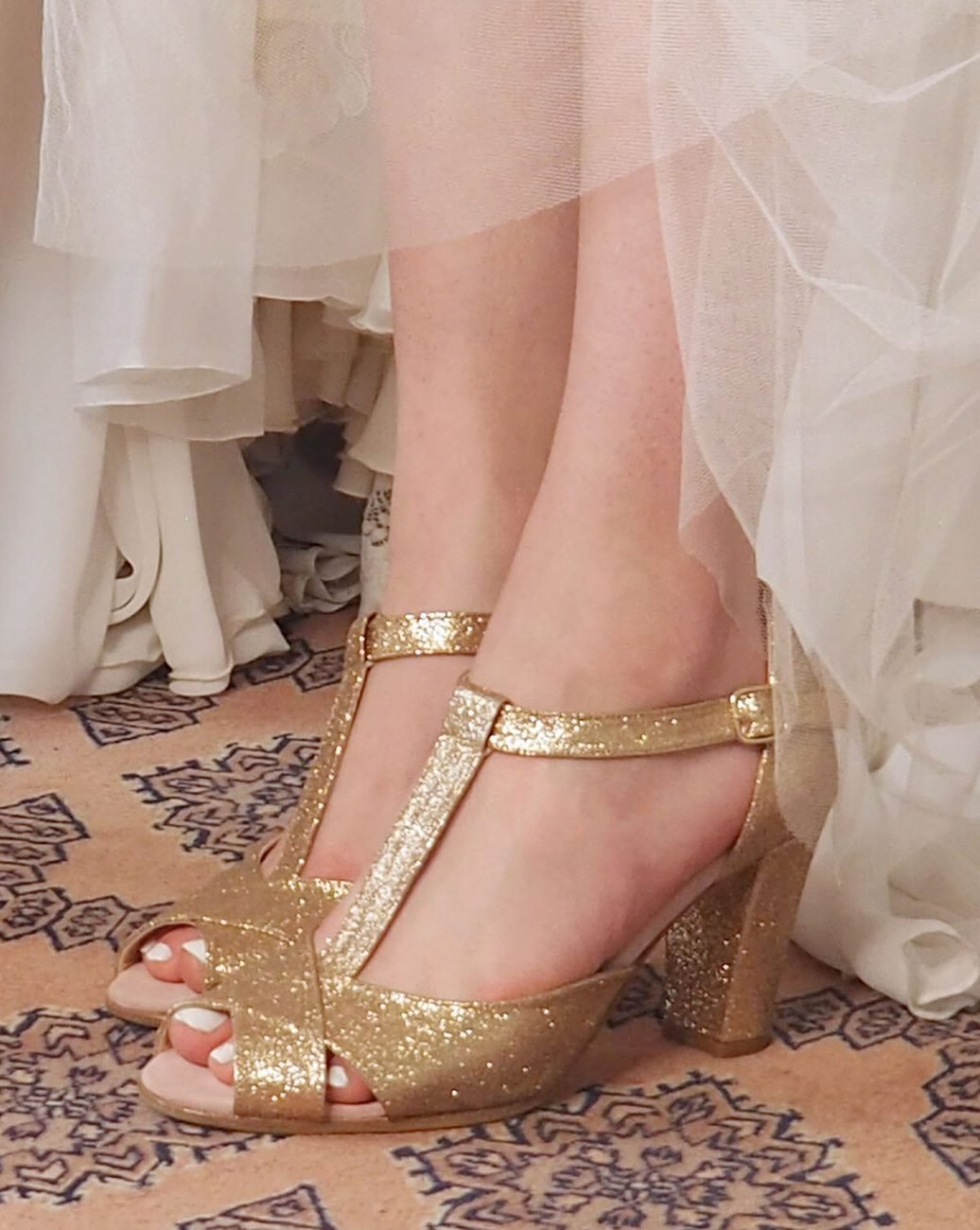 Salomé ouverte en fine paillette champagne-3