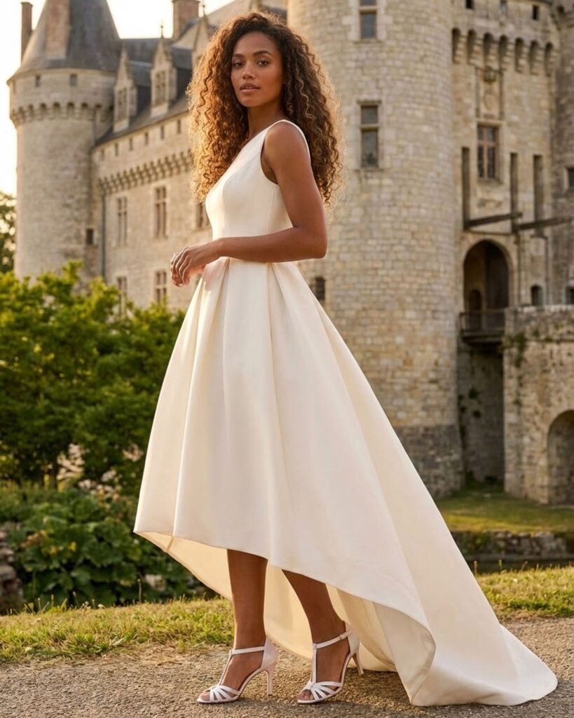 Chloé in fine white sequins