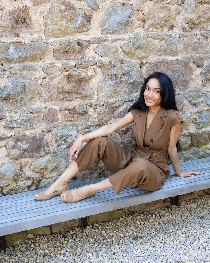 camel velvet ballerina.2