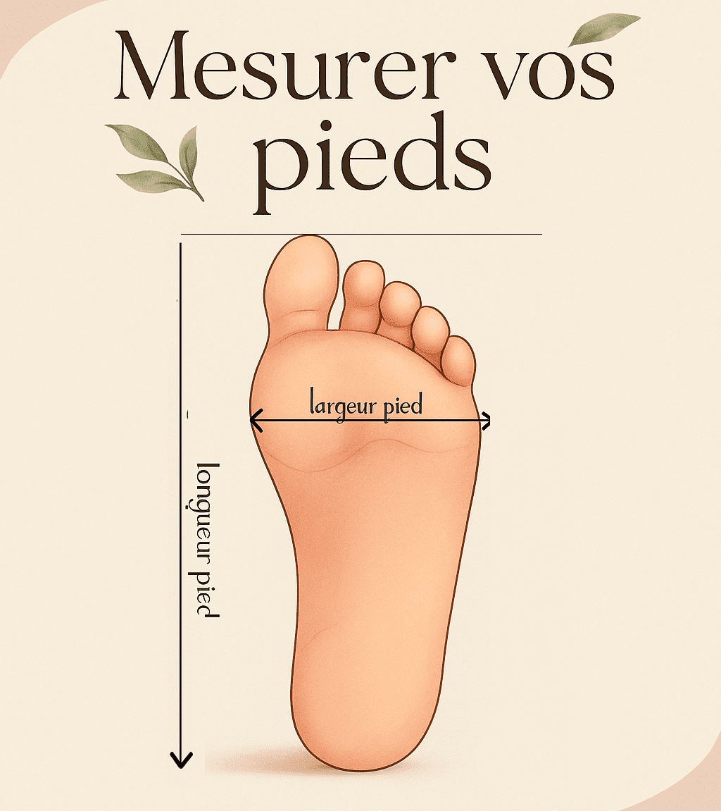 Mesurer son pied pour pointure