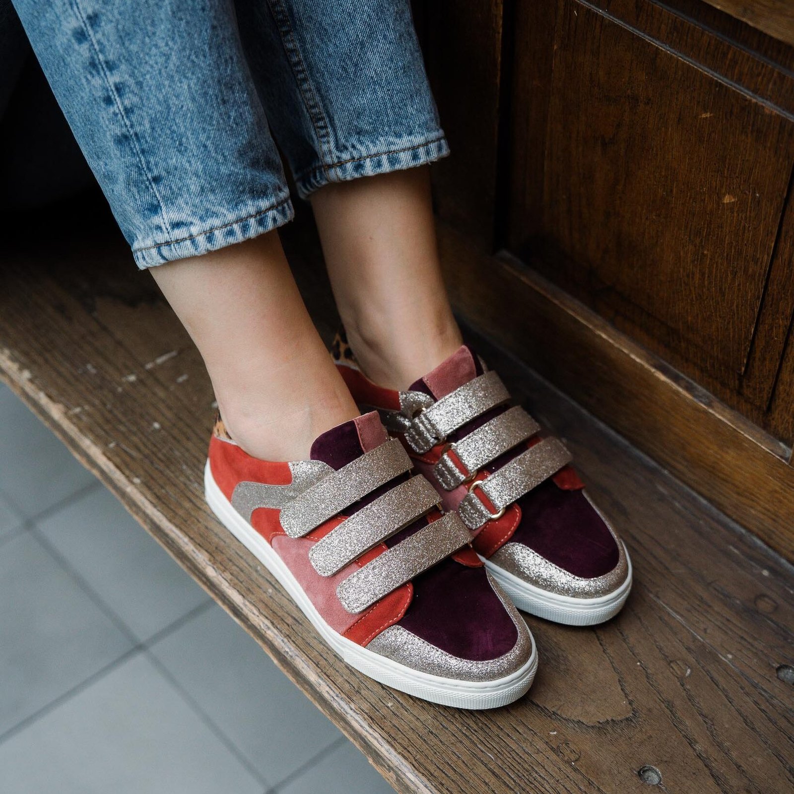 Customized Velcro sneaker