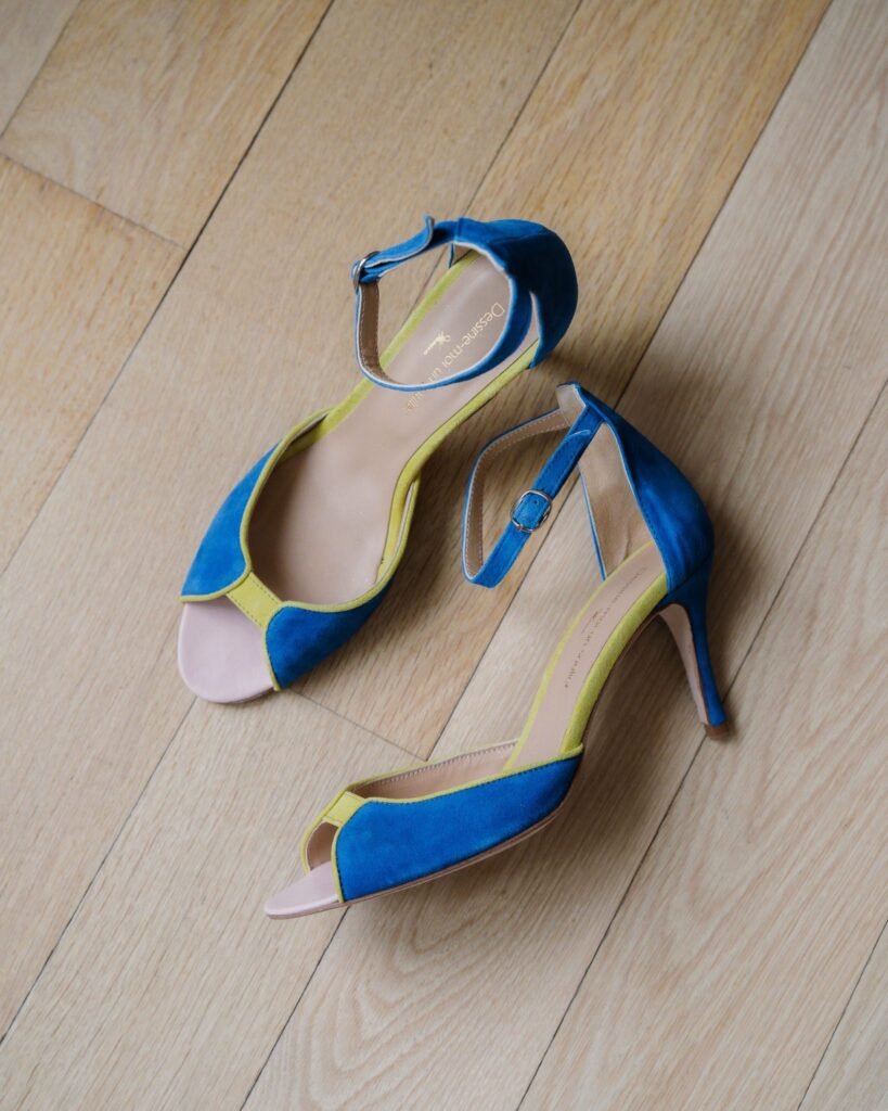 Charlotte in electric blue velvet